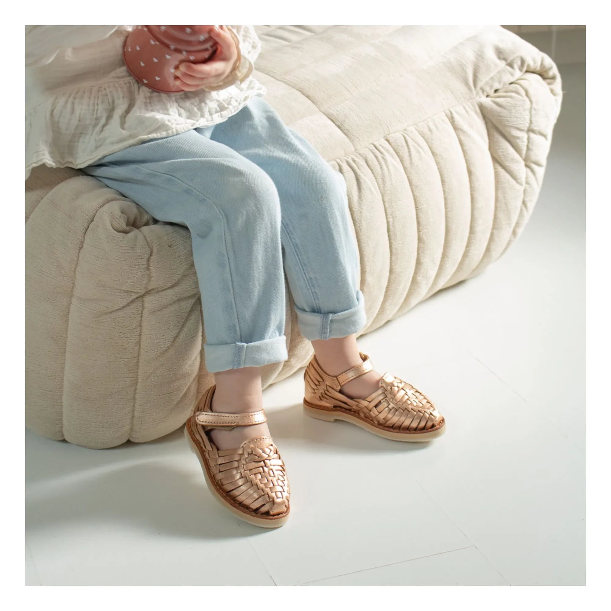Mapache - Sandalias Alegria | Oro Rosa