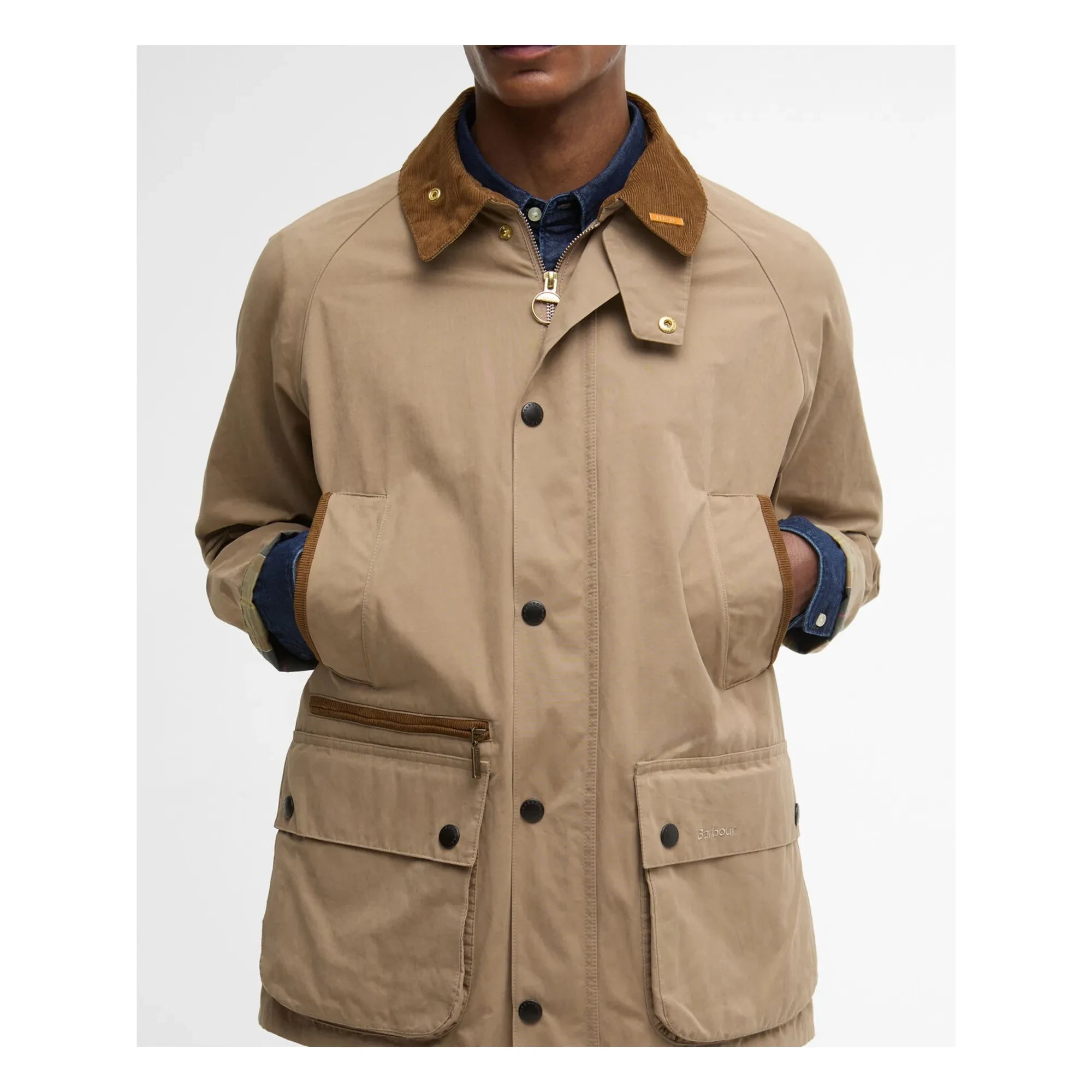 Chaqueta Barbour Icons Bedale | Marrón grisáceo