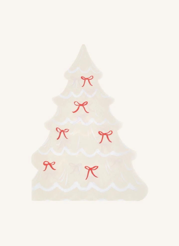 Meri Meri - Servilletas en forma de árbol de Navidad - Juego de 16