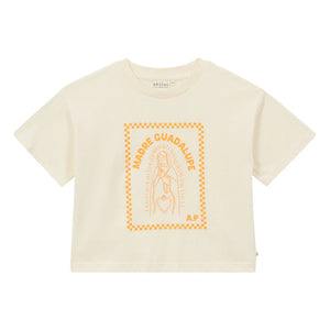 Arsène et Les Pipelettes - Camiseta de algodón orgánico Madre Guadalupe | Crudo