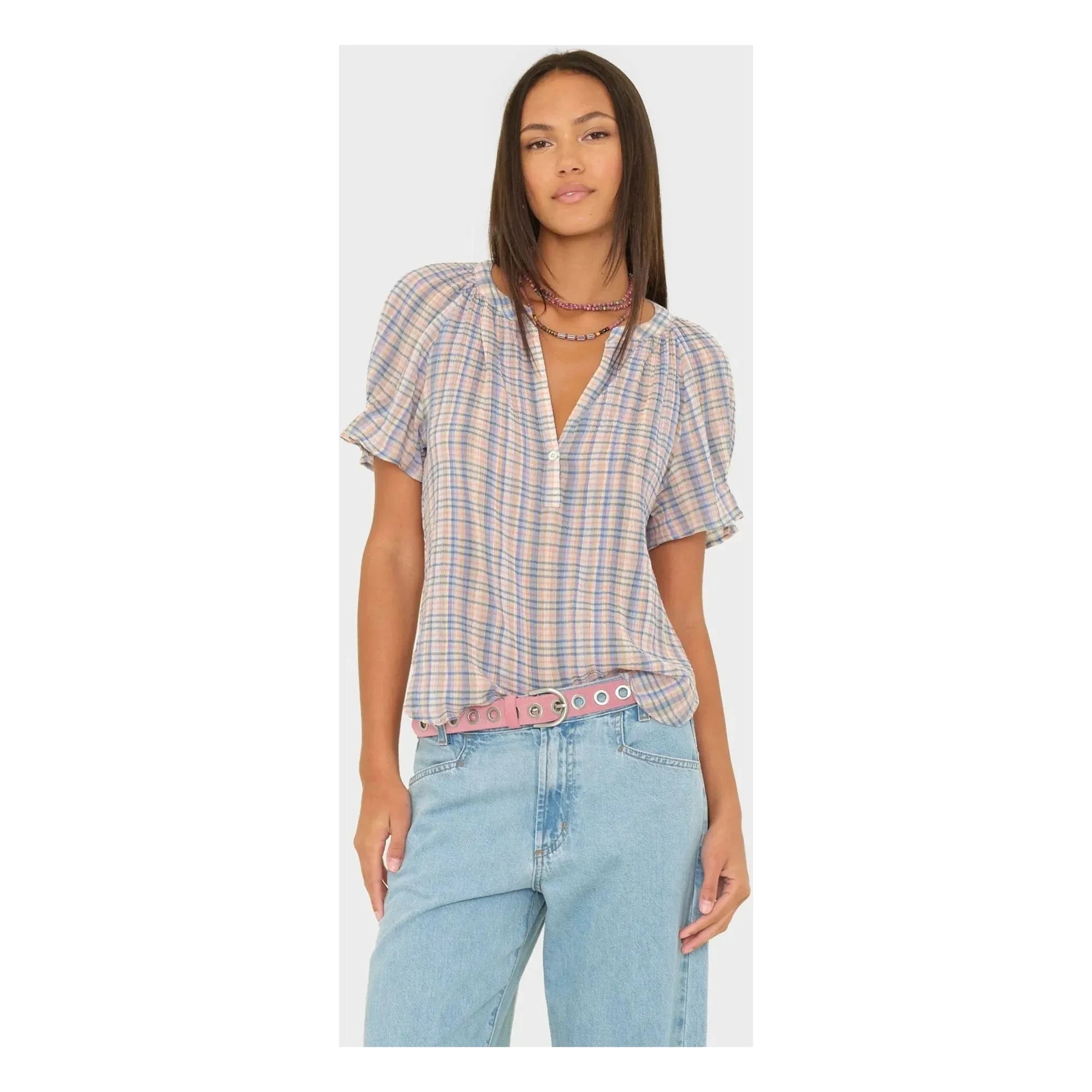 Xirena - Blusa de algodón Astryde | Azul