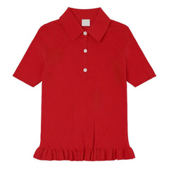 Polo acanalado FUB | Rojo