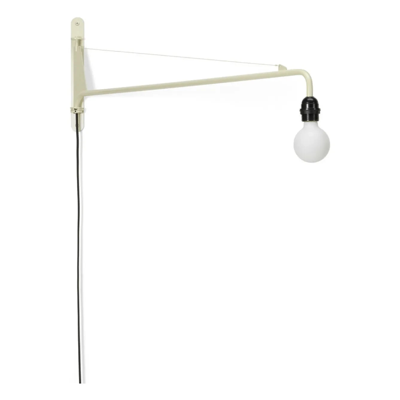 Vitra - Lámpara de pared Petite Potence - Jean Prouvé | Blanco
