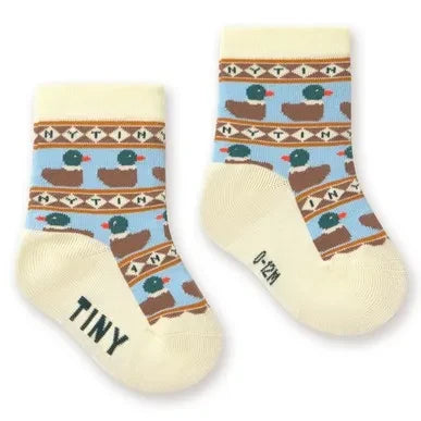 Tinycottons - Calcetines de patito para bebé | Amarillo
