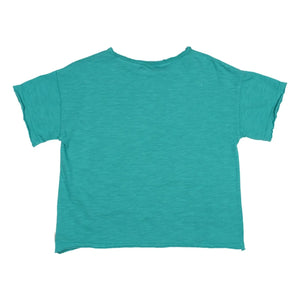 Búho - Camiseta orgánica Mutlu Birlikte Algodón | Turquesa