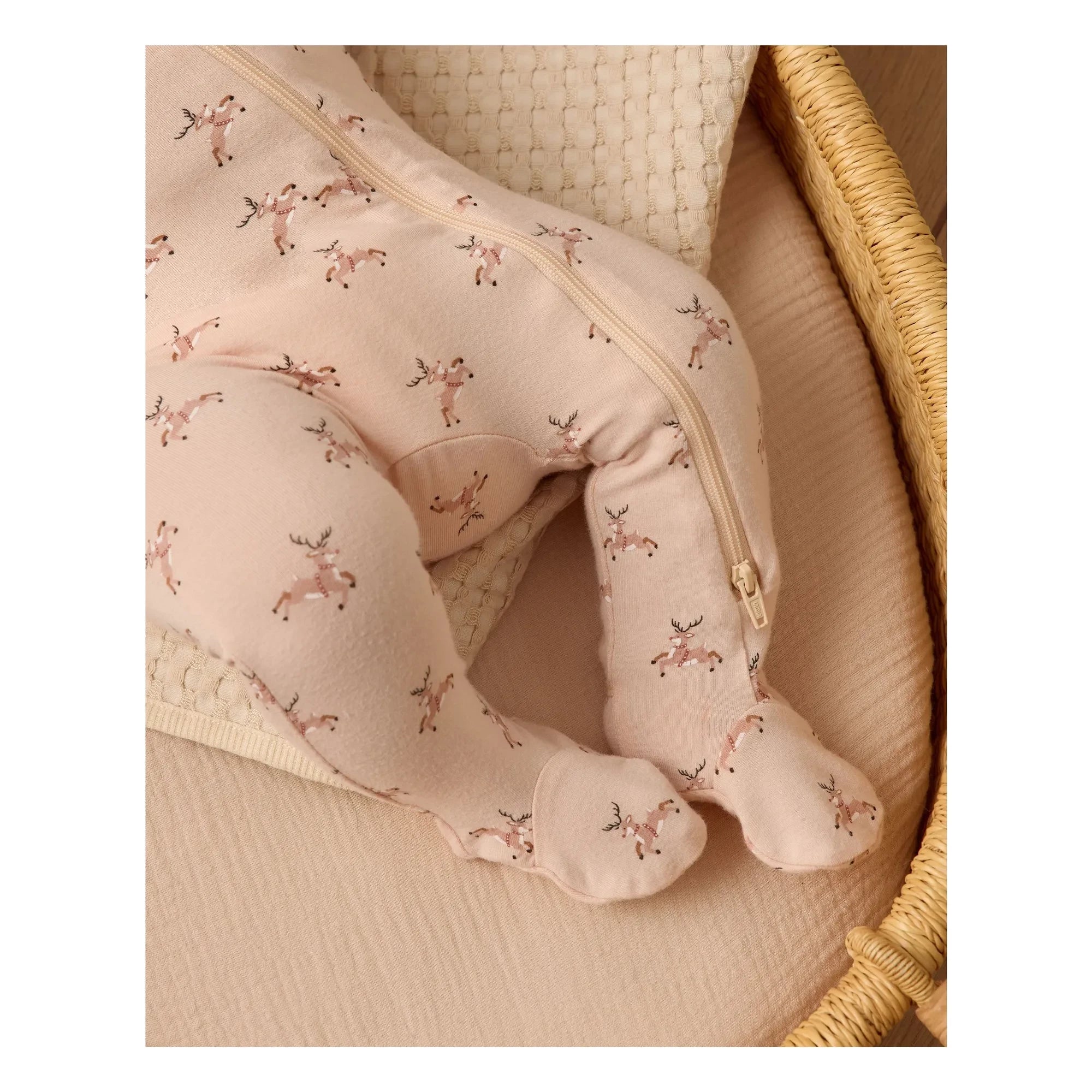 Quincy Mae - Traje con pies Rennes | Coral