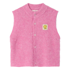 American Vintage - Chaleco sin mangas de alpaca East | Rosa