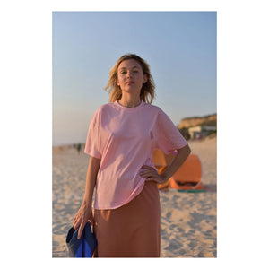 Marlot Paris - Camiseta Jil M de algodón orgánico - Colección de mujer | Rosa