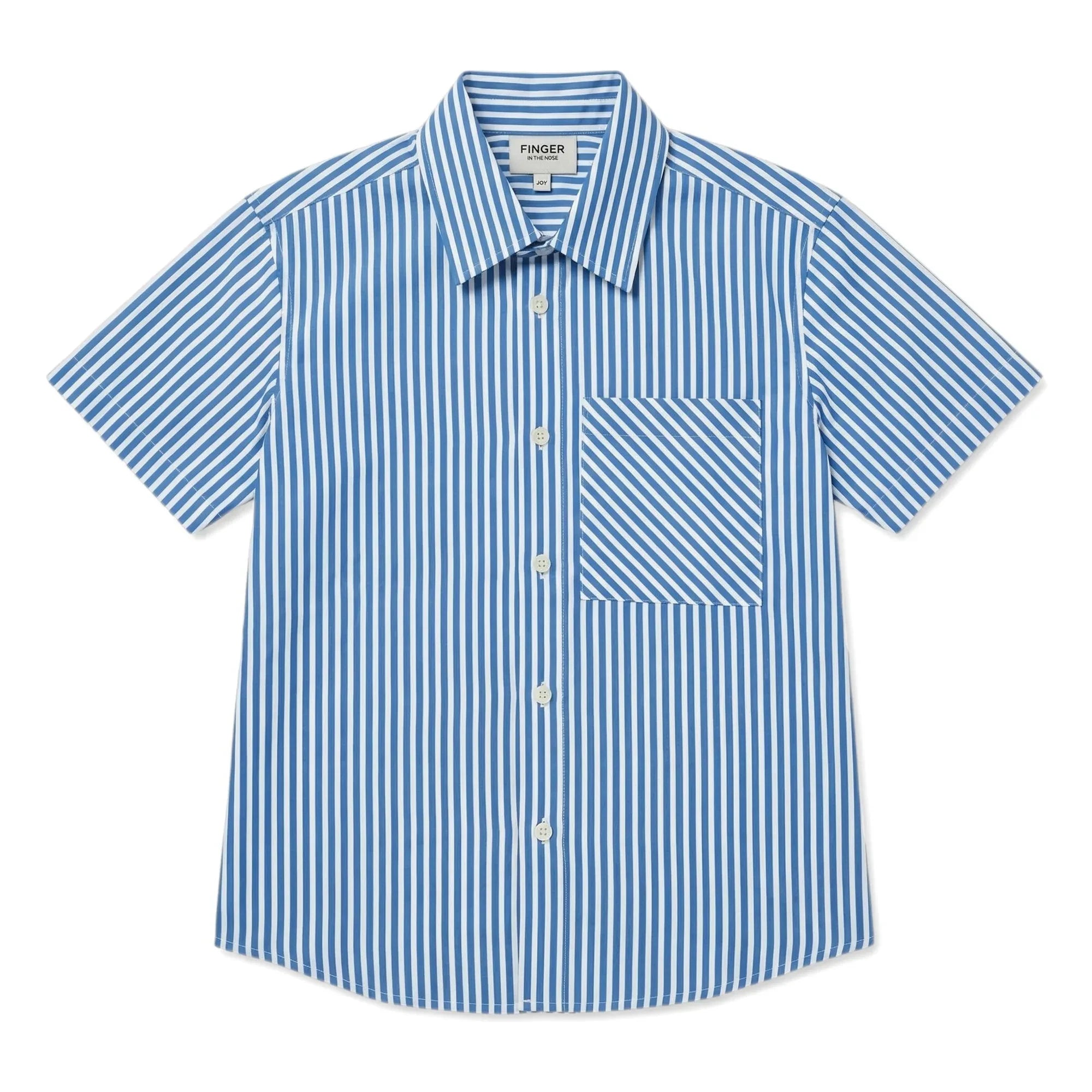 Finger in the nose - Camisa a rayas Rogue | Azul