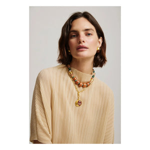 Lizzie Fortunato - Collar Granada | Terracota