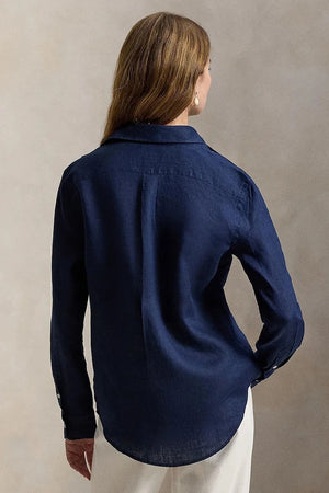 Camisa de lino Polo Ralph Lauren para mujer
