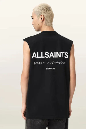 Camiseta de algodón Underground de AllSaints para hombre