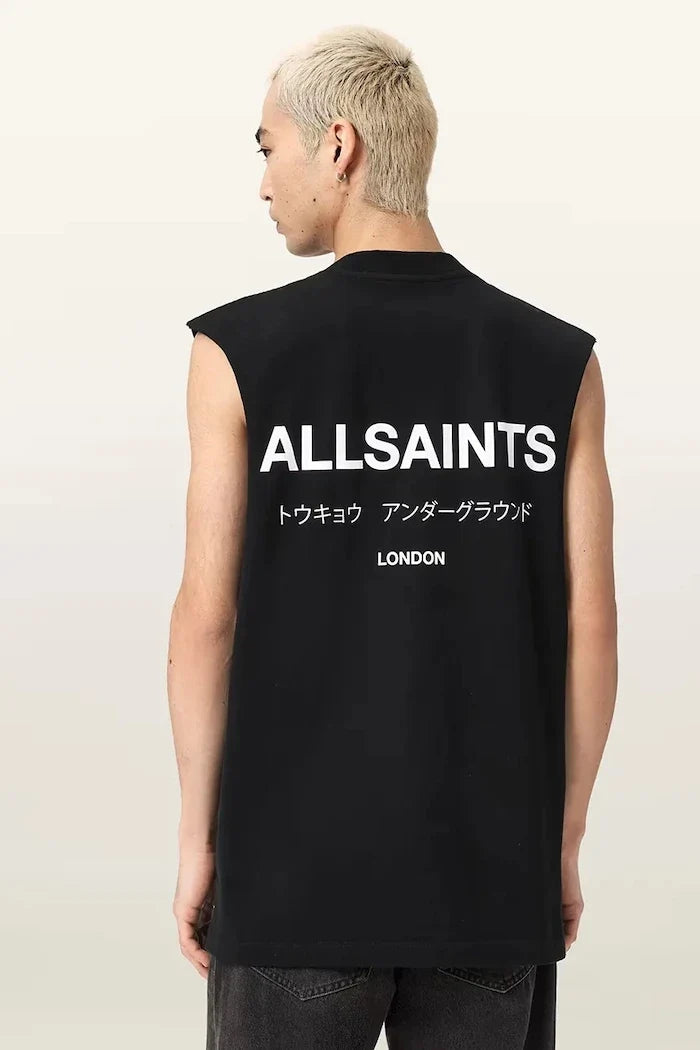 Camiseta de algodón Underground de AllSaints para hombre