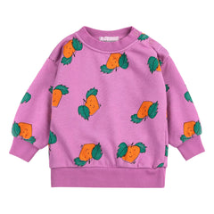 Bobo Choses - Sudadera naranja de algodón orgánico | Morado