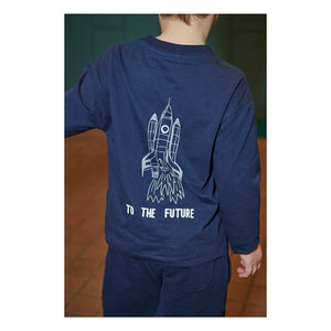 Copenhagen Colors - Organik Pamuk Rocket T-Shirt | Lacivert