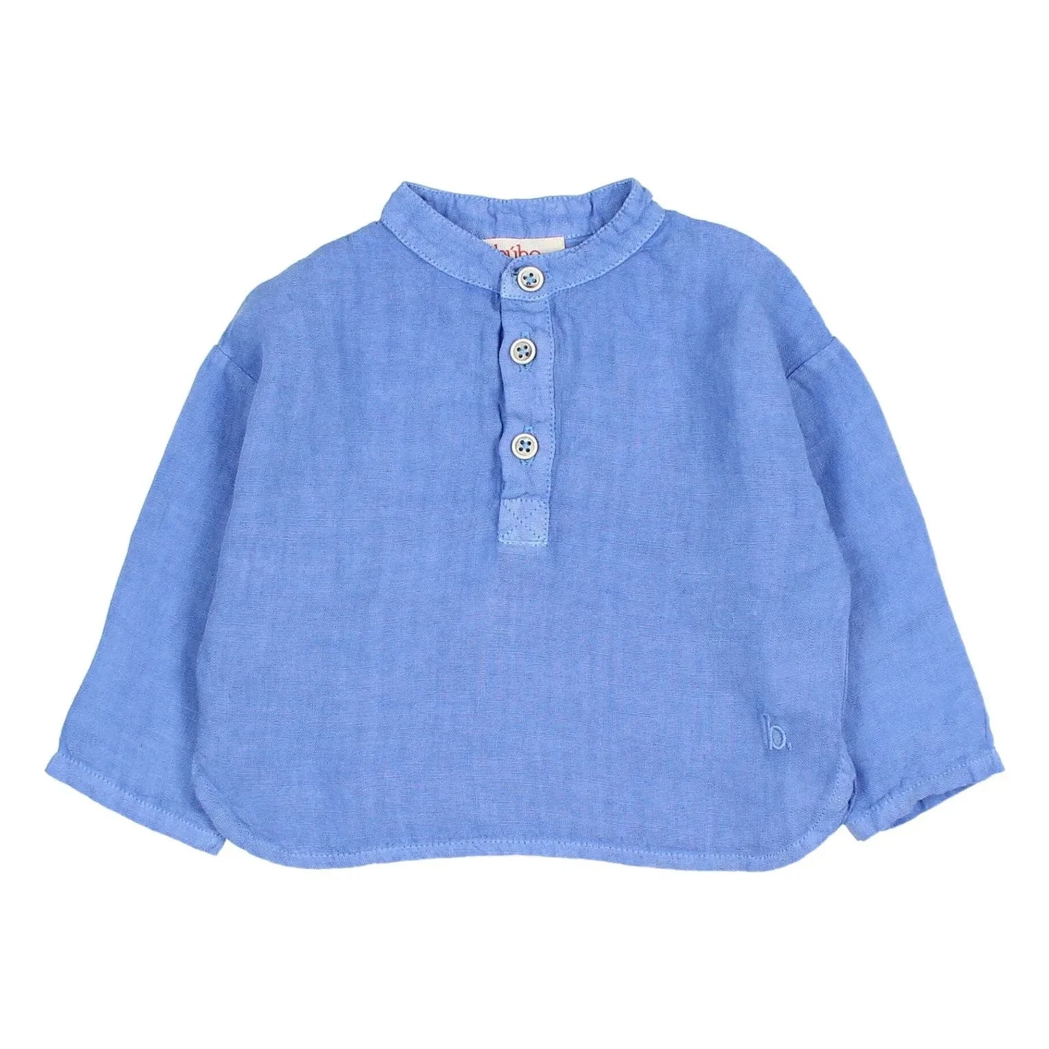Búho - Kurta Lino Bebé | Azul claro