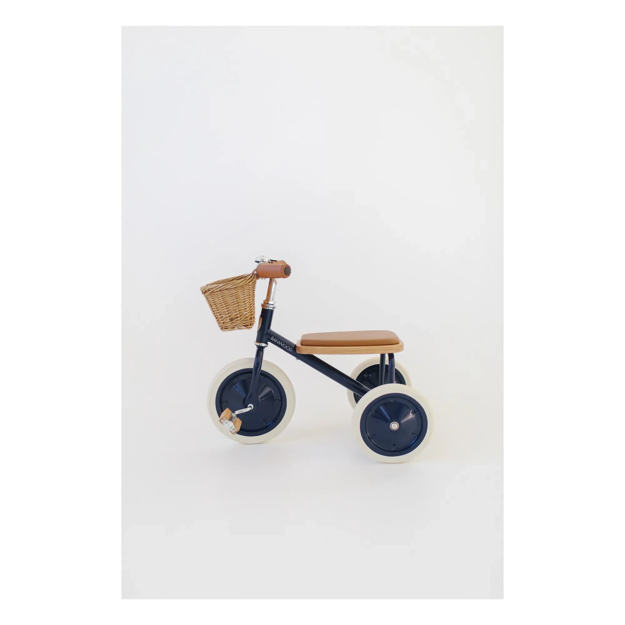 Banwood - Triciclo de metal y madera | Azul