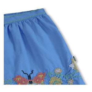 Molo - Ally Butterflies Shorts de Algodón Orgánico | Azul