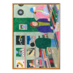 Póster de "Vinyl Shop" de Line Hachem para Paper Collective