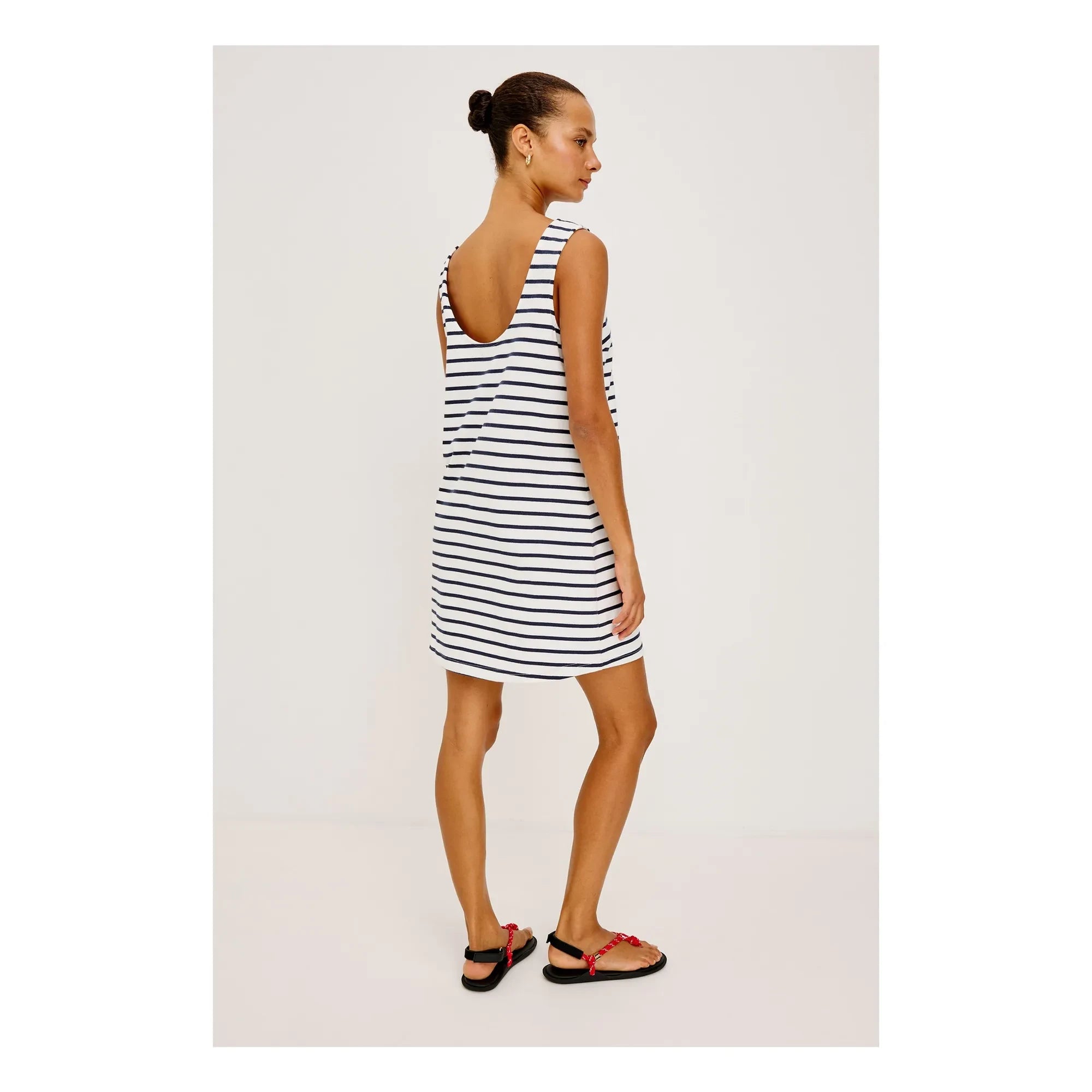 Rails - Kaylee Vestido Marinero de Algodón | Marfil