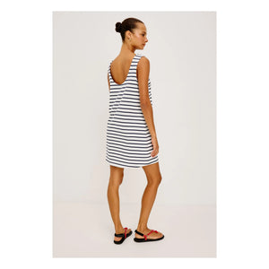 Rails - Kaylee Vestido Marinero de Algodón | Marfil