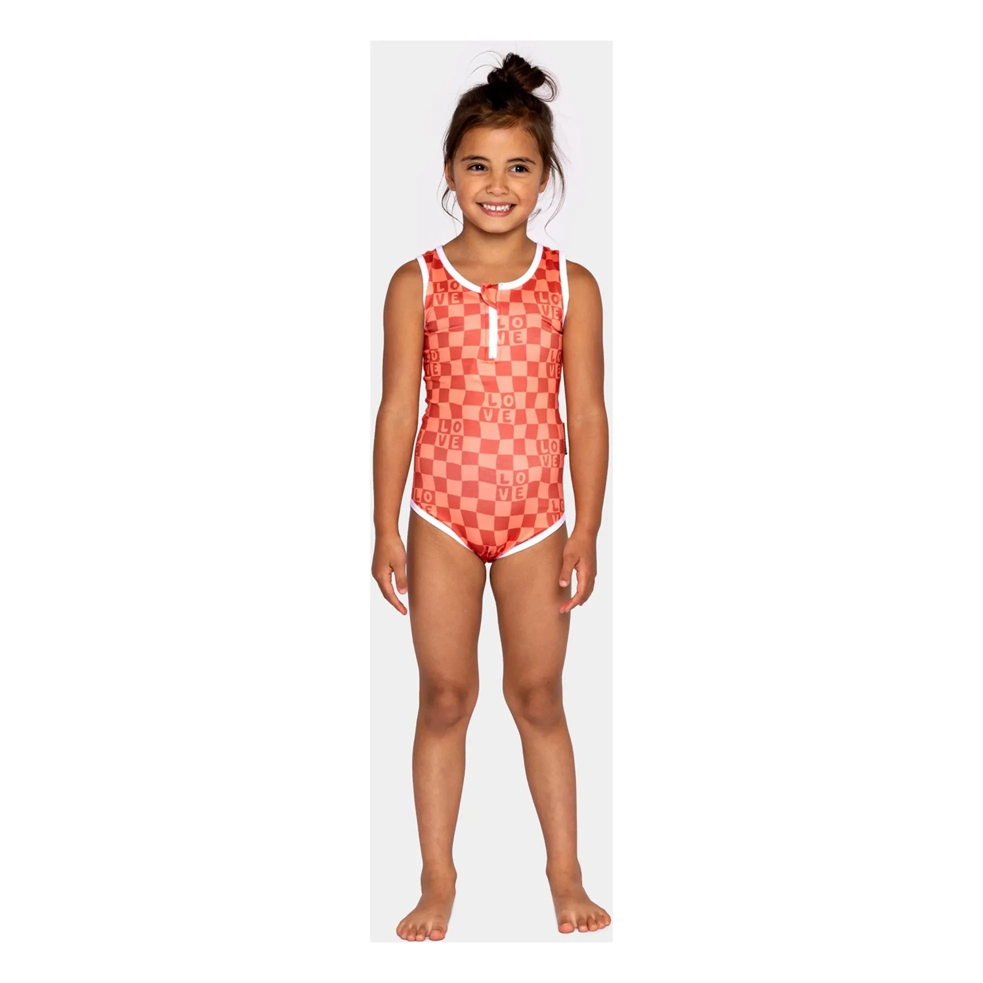 Beach & Bandits - Bañador de una pieza Kareli Love con protección UV y fibra reciclada | Coral