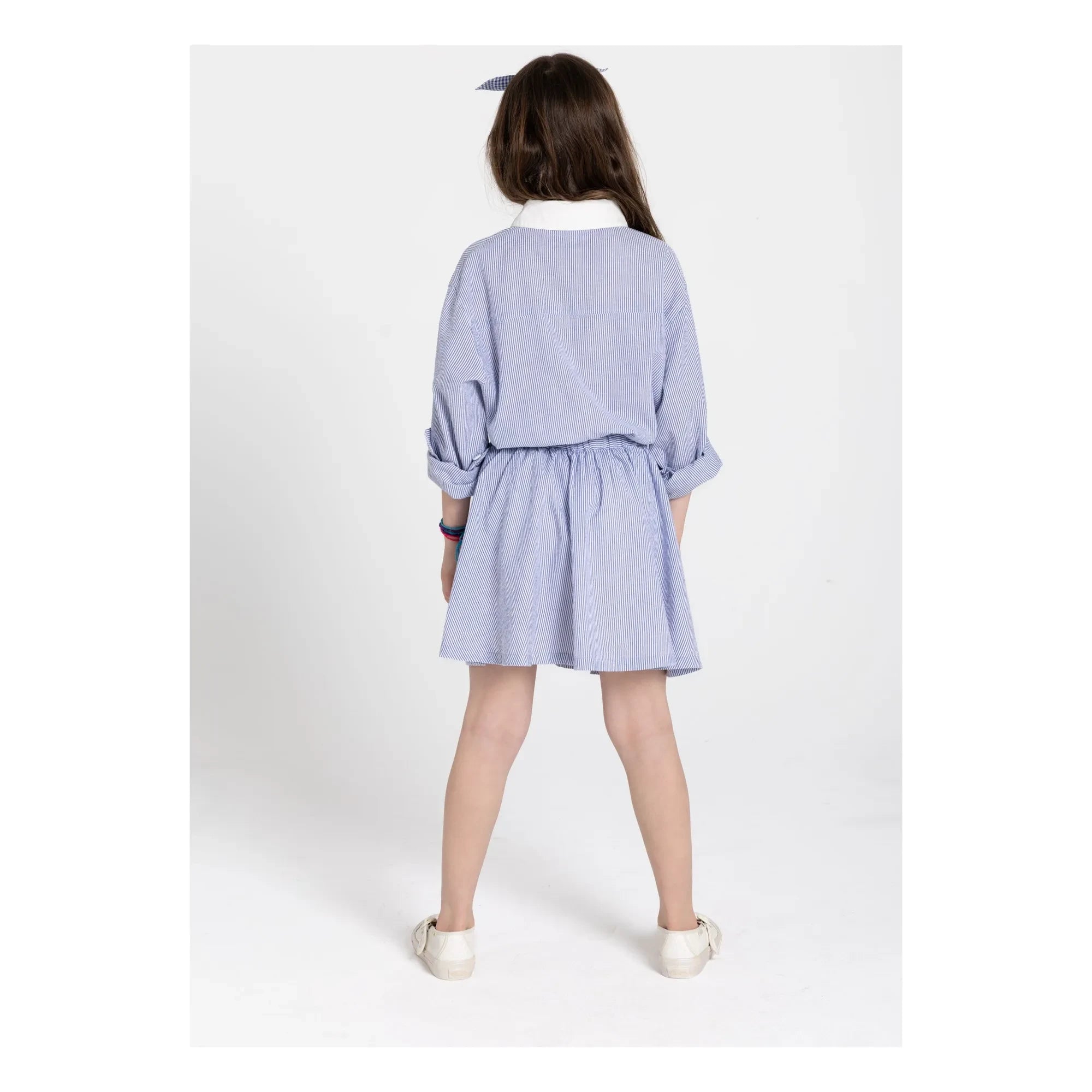 Smallable Kid - Falda Melody a rayas | Azul marino