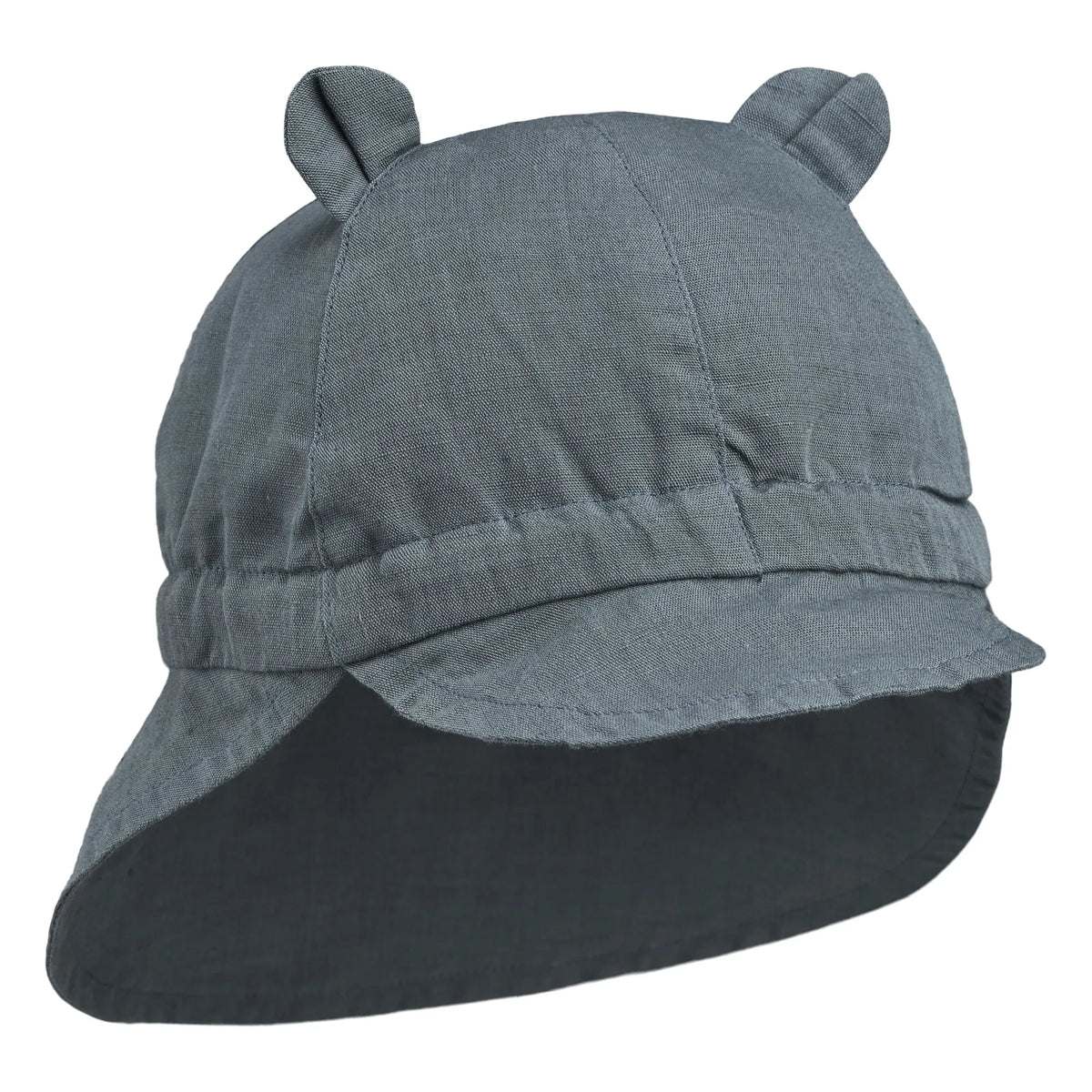 Liewood - Sombrero Anti-UV Gorm de algodón orgánico | Azul grisáceo