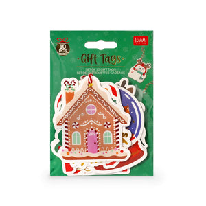 Legami - Set de 10 Etiquetas de Regalo de Navidad