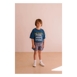 We Are Kids - Camiseta de algodón orgánico Dylan Running Club | Azul marino