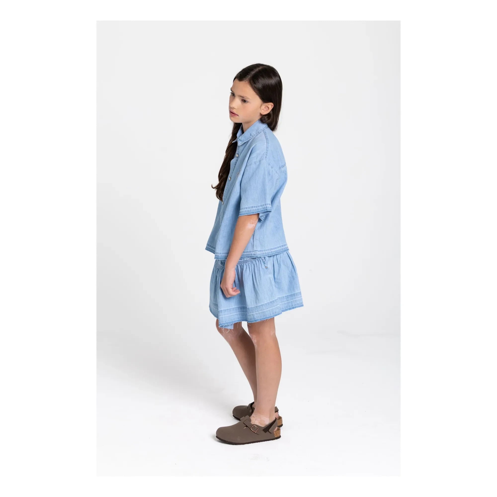 Hundred Pieces - Falda vaquera Kaya | Azul