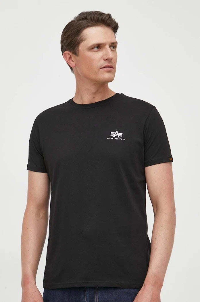 Camiseta de Algodón Estampada Alpha Industries