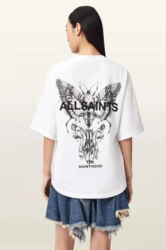 Camiseta oversize de algodón AllSaints HALIS para mujer