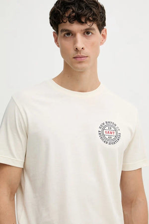 Camiseta de algodón para hombre Gant