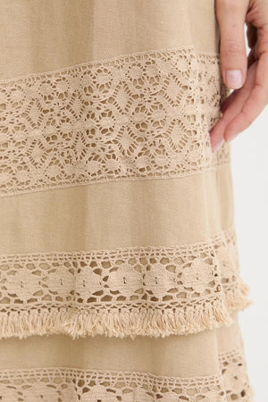 Vestido de verano de lino Weekend Max Mara