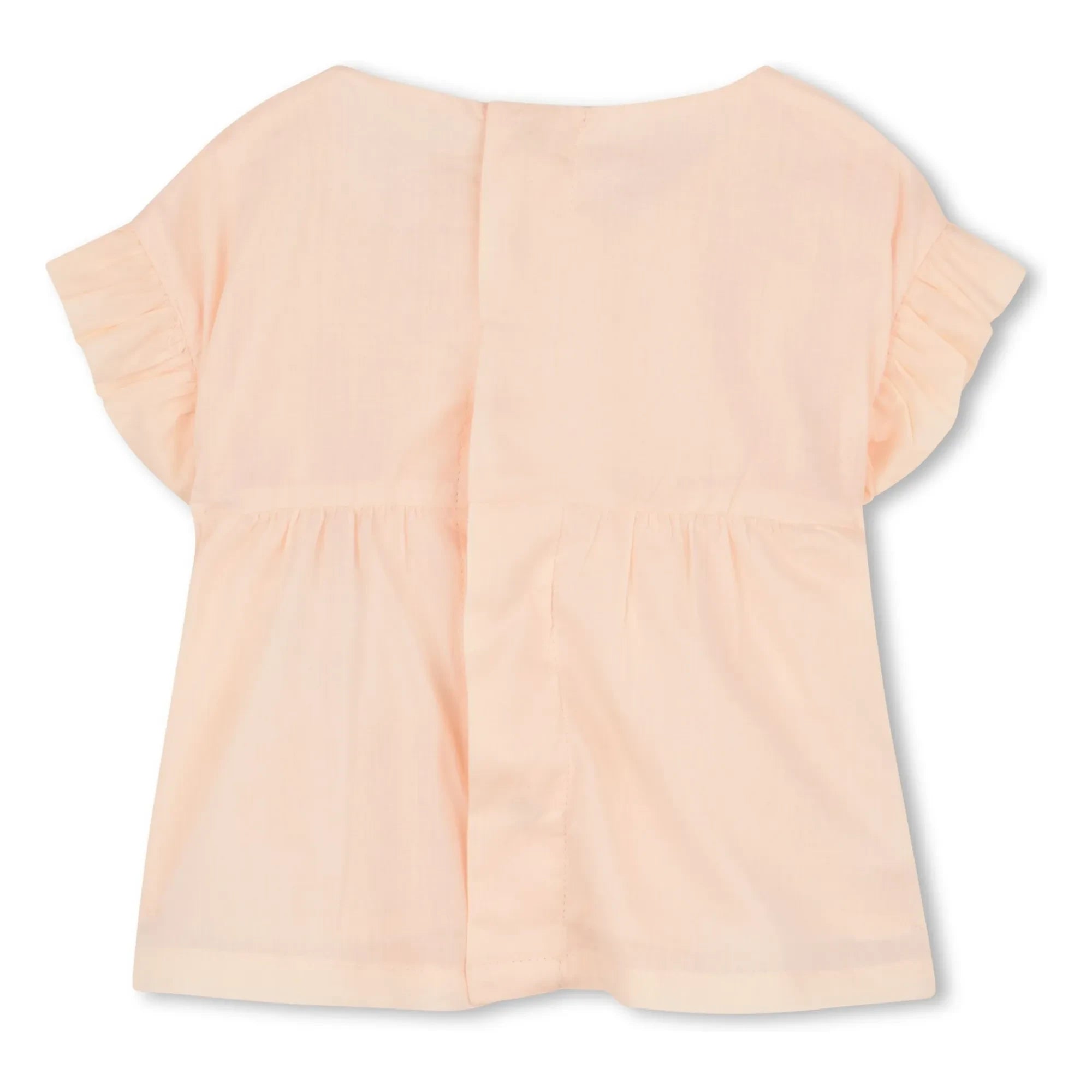 Chloé - Conjunto de blusa y bombacho de algodón orgánico | Rosa empolvado