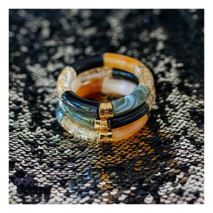 Parabaya - Pulseras Trio Black Night | Negro