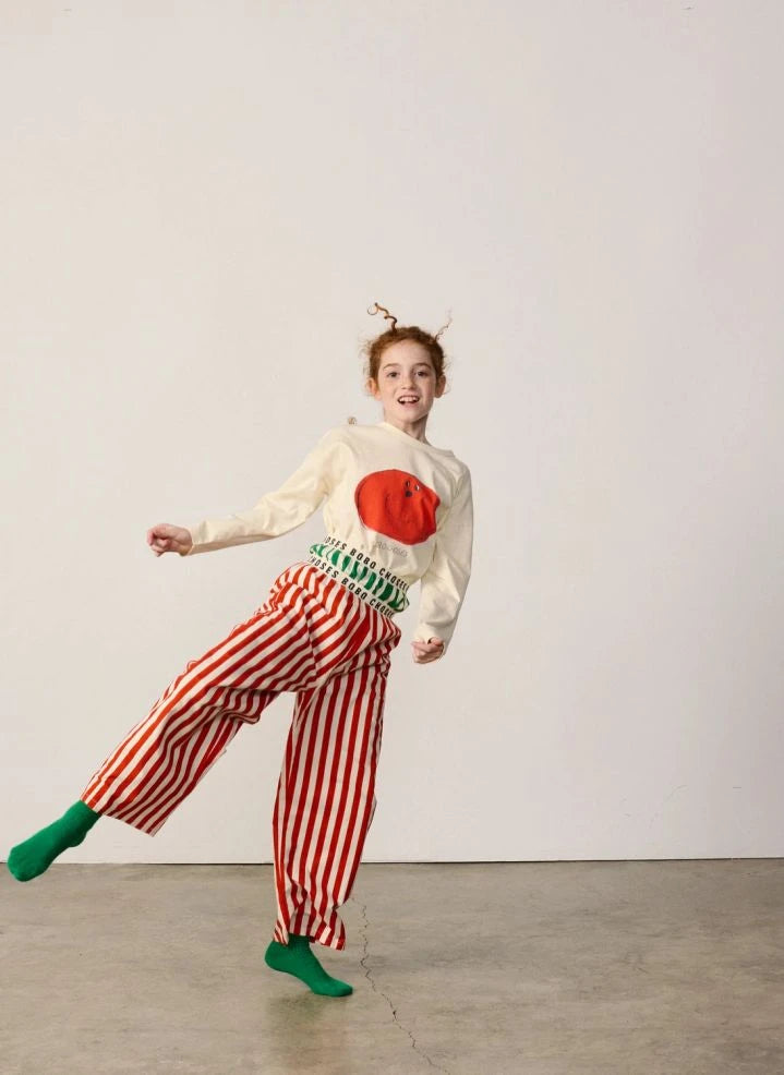 Bobo Choses - Bobo Choses Conjunto de camiseta y pantalón de algodón orgánico | Rojo