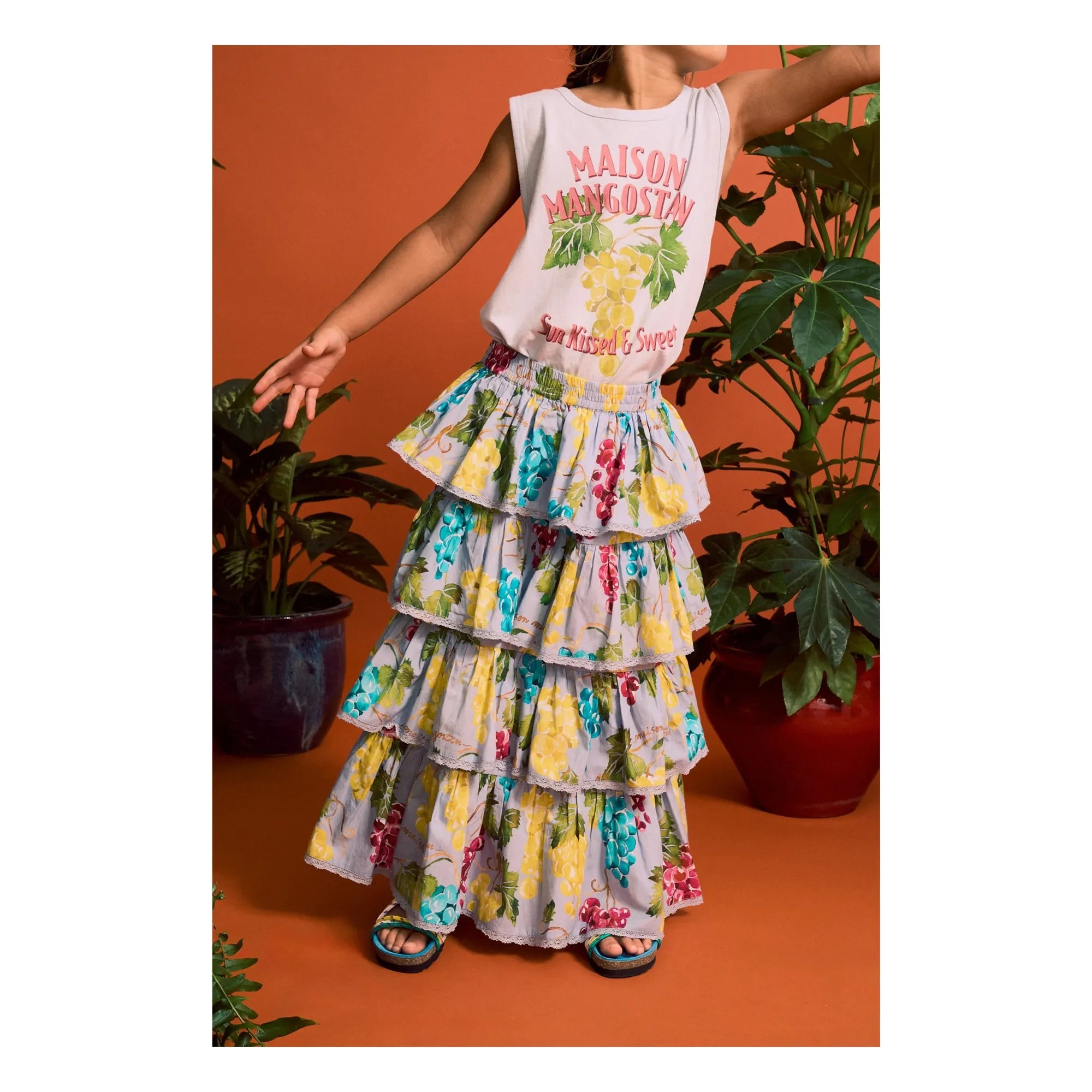 Maison Mangostan - Top de tirantes Parrot | Blanco