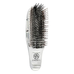 S.Heart.S - Cepillo para cabello Mini Scalp+ para cabellos gruesos | Plateado