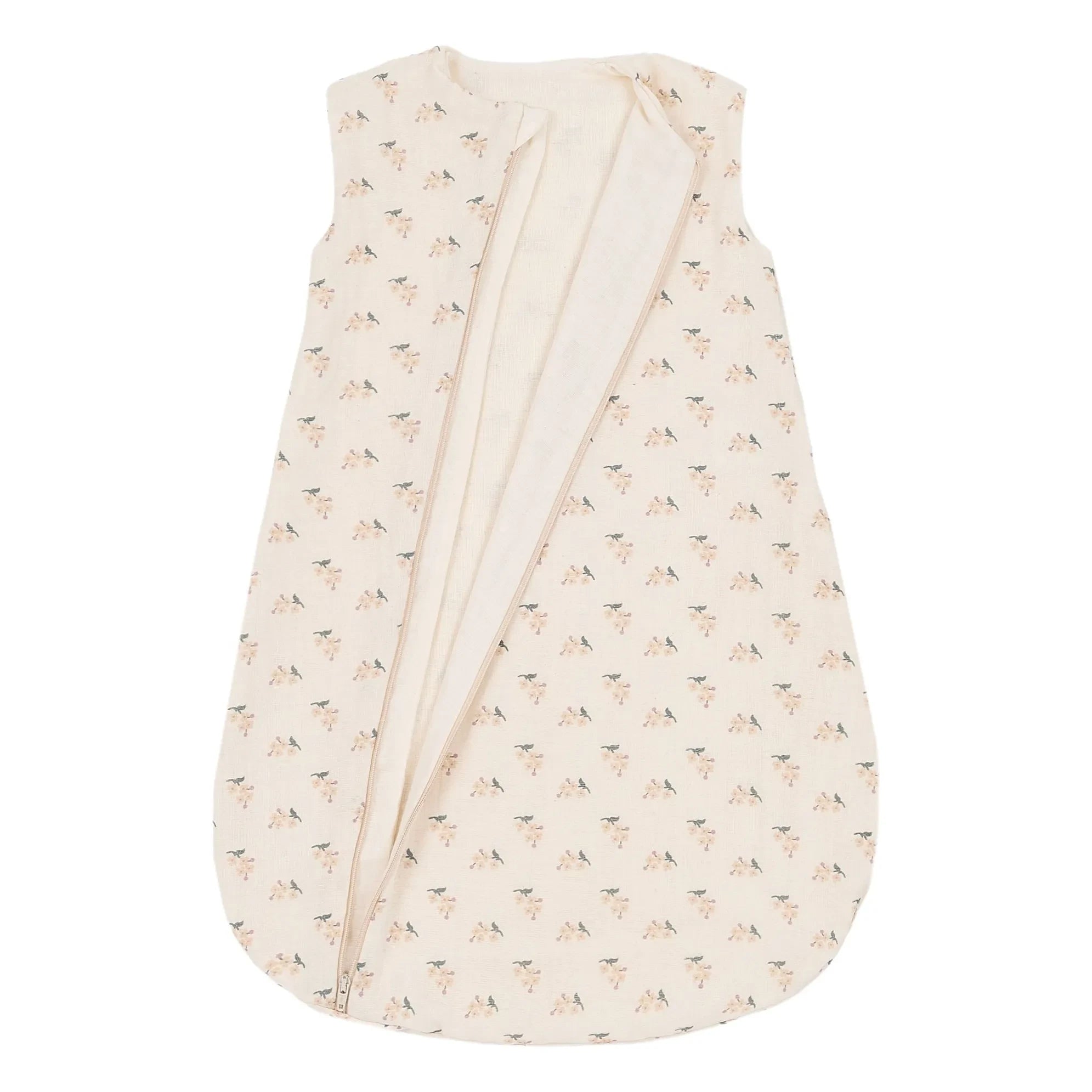 Nobodinoz - Saco de dormir ligero Darling, muselina doble | Beige