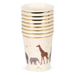 Konges Sløjd - Vasos de papel Safari