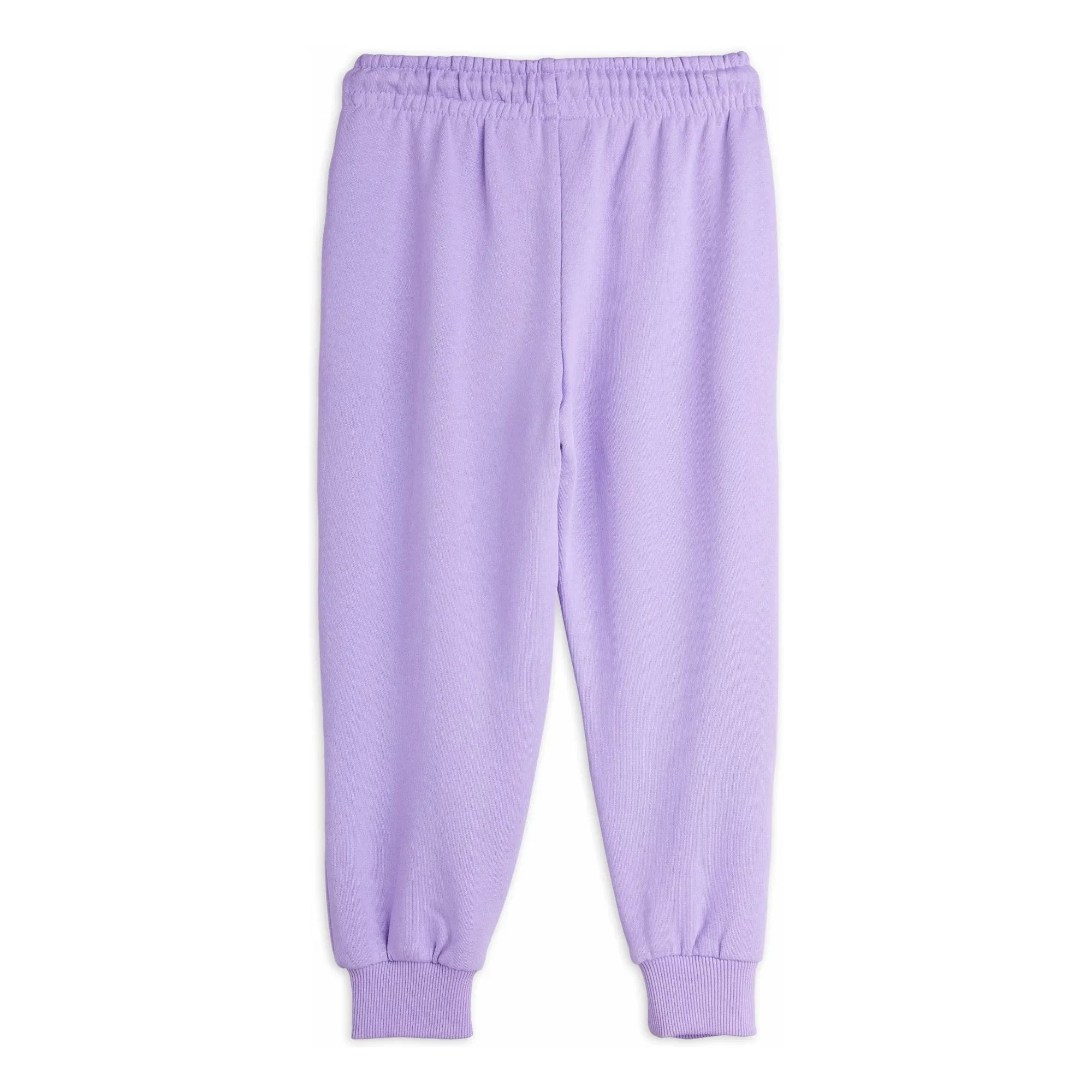 Mini Rodini - Jogger de algodón orgánico Cat | Morado