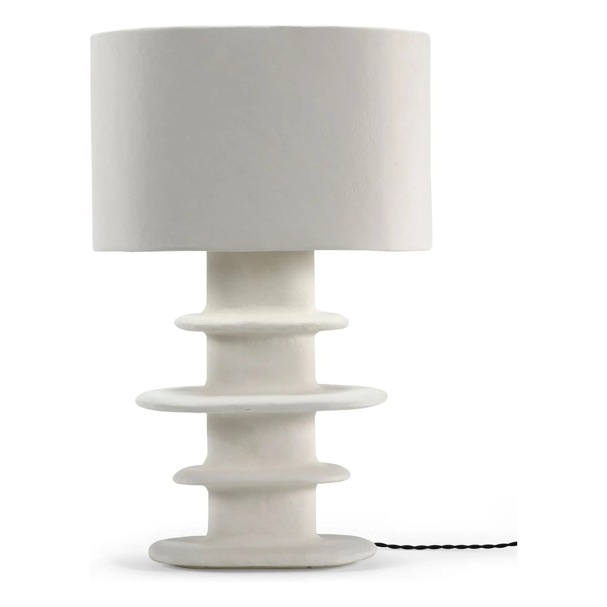 Serax - Lámpara de mesa Earth de papel maché, Marie Michielssen | Blanco
