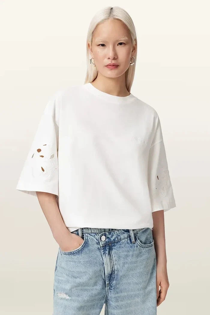 AllSaints Camiseta Oversize de Algodón para Mujer LOLA