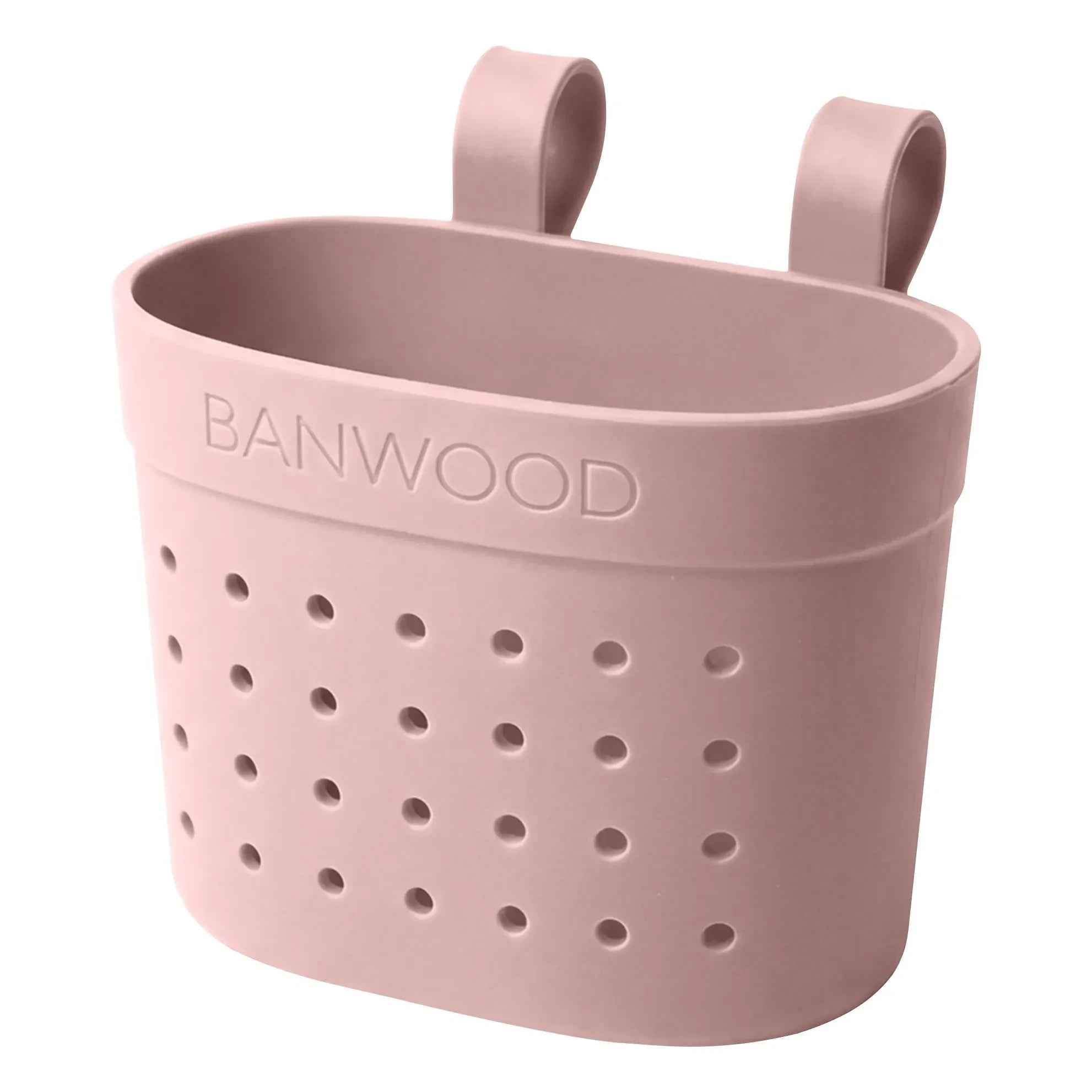 Banwood - Pin & Ride özelleştirilebilir bisiklet sepeti/çekçek | Pembe