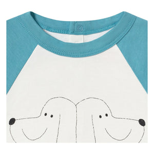 Tinycottons - Camiseta de algodón orgánico Tiny & Tiny Dogs | Blanco