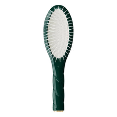 La Bonne Brosse - Small brush L'Intense N°07 - Desenredante y Estimulante | Verde esmeralda