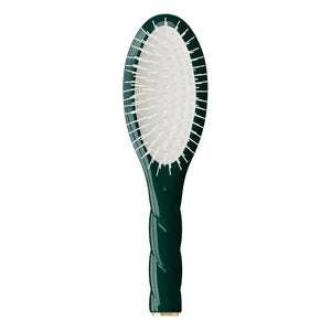 La Bonne Brosse - Small brush L'Intense N°07 - Desenredante y Estimulante | Verde esmeralda