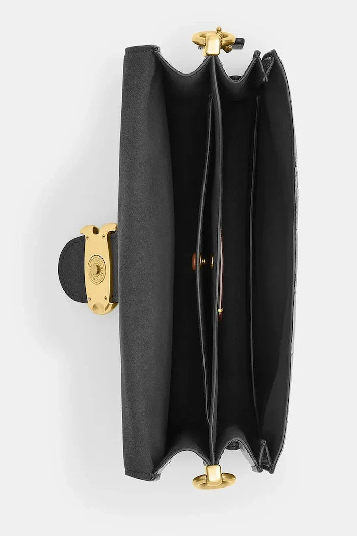 Bolso de hombro Coach Tabby Chain de cuero acolchado